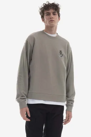 STAMPD Bluza bawełniana męska kolor gładka SLA.M3058SW-SMK