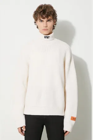 Heron Preston Sweter wełniany Hpny Knit Rollneck męski kolor z golferm HMHA006F23KNI0010410