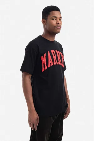 MARKET T-shirt bawełniany kolor z nadrukiem 399000613-001