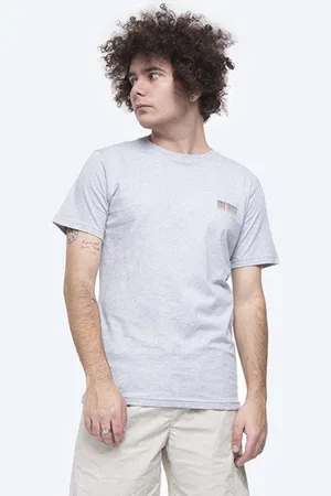 Norse projects T-shirt bawełniany kolor gładki N01.0541.1026-1026