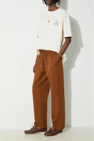 Drôle de Monsieur Spodnie z domieszką wełny Le Pantalon Droit kolor proste D-BP152-PL127-WHY