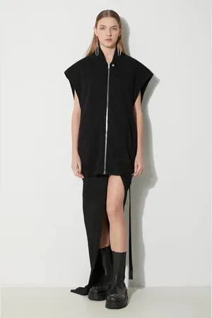 Rick Owens Rick Owens bezrękawnik jeansowy Jumbo Flight Vest damski kolor przejściowy DS01D1118.RIG.09