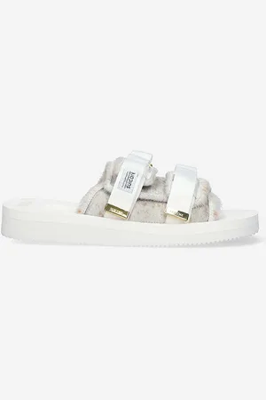SUICOKE Klapki Rubber Sole MOTO-VHL kolor MOTO.VHL-WHITE