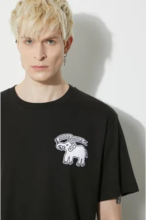 Kenzo T-shirt bawełniany Elephant Flag Classic T-Shirt męski kolor z aplikacją FE55TS2724SG.99J