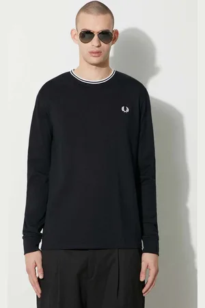 Fred Perry Longsleeve bawełniany kolor z aplikacją M9602.102