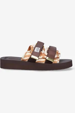 SUICOKE Klapki Sandały Rubber Sole MOTO-VHL kolor MOTO.VHL-WHITE