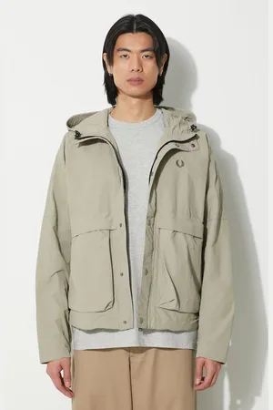 Fred Perry Kurtka Cropped Parka męska kolor przejściowa oversize J7813.U54