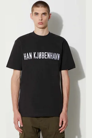 HAN Kjøbenhavn T-shirt bawełniany kolor z aplikacją