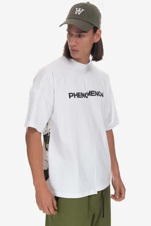 PHENOMENON T-shirt bawełniany kolor wzorzysty MHTDSJA03WT-WT