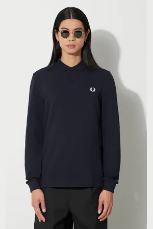 Fred Perry Longsleeve bawełniany kolor z aplikacją M6006.608