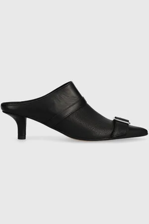 Maison Margiela Szpilki skórzane Slipper kolor S66WX0056