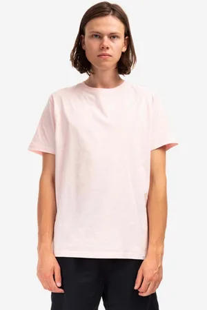 Norse projects T-shirt bawełniany kolor gładki N01.0559.5507-5507