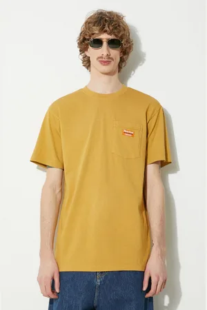 MARKET T-shirt bawełniany Hardware Pocket T-Shirt męski kolor gładki 399001802
