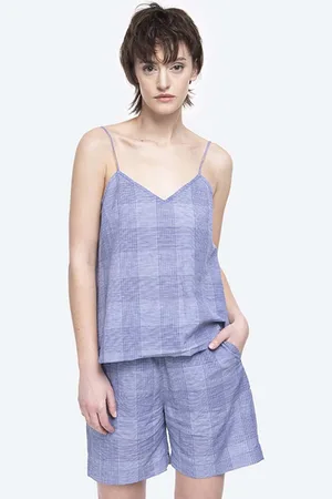 Norse projects Bluzka z domieszką lnu Sille Light