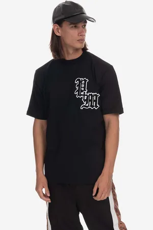 PHENOMENON T-shirt bawełniany x MCM Big Visetos Mock kolor z nadrukiem MHTDSJP01BK-BK