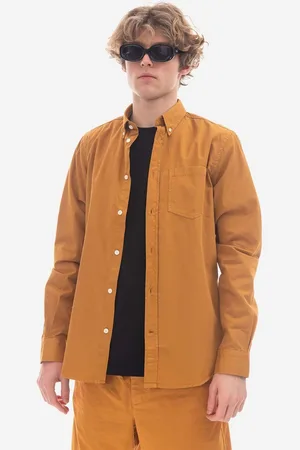 Norse projects Koszula bawełniana Anton Light Twill męska kolor regular z kołnierzykiem button-down N40.0790.8127-8127