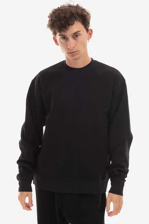 STAMPD Bluza bawełniana męska kolor gładka SLA.M2981SW-BLK