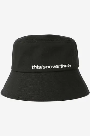 This Is Never That Kapelusz bawełniany Long Bill Bucket Hat kolor bawełniany TN221WHWBK02-BLACK