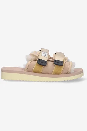 SUICOKE Klapki damskie kolor MOTO.M2AB.BEIGE-BEIGE