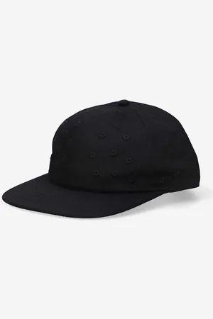 Pleasures Czapka z daszkiem bawełniana kolor z aplikacją P23SP071-BLACK