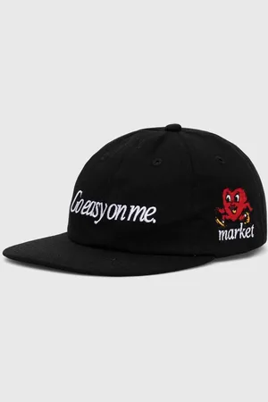MARKET Czapka z daszkiem bawełniana Fragile 6 Panel Hat kolor z aplikacją 390000438