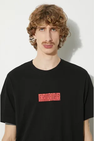 Maharishi T-shirt bawełniany Hanko Organic Printed T-Shirt męski kolor z nadrukiem 1085.BLACK