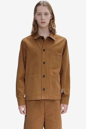 A.P.C. Kurtka męska kolor przejściowa COGBJ.H02800-CARAMEL