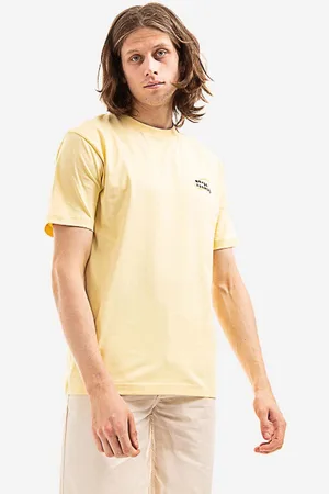 Norse projects T-shirt bawełniany kolor gładki N01.0589.3025-3025