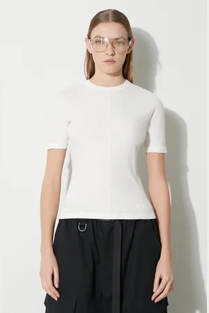 Y-3 T-shirt bawełniany Fitted SS Tee damski kolor IV7749