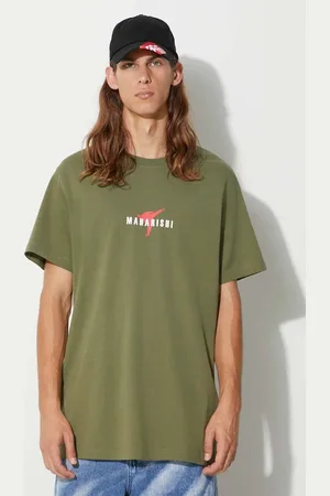 Maharishi T-shirt bawełniany Invisible Warrior T-Shirt kolor z nadrukiem 1070