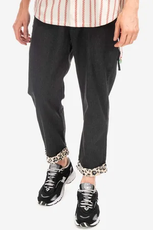 CLOT Spodnie bawełniane Roll Up Chino kolor proste CLPTS50005-BLACK CLPTS50005.BLACK-BLACK