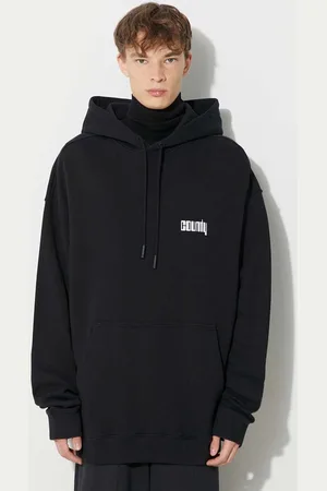 MARCELO BURLON Bluza bawełniana Disco God męska kolor z kapturem z nadrukiem