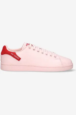 RAF SIMONS Sneakersy skórzane Orion HR760002L.0310 kolor HR760002L.0310-ROZOWY