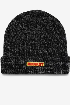 MARKET Czapka Reflective Bar Logo Beanie kolor 390000203.0001