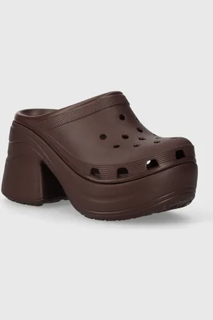 Crocs Klapki Siren Clog damskie kolor na platformie 208547.2ZH