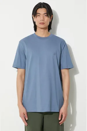 Norse projects T-shirt bawełniany Johannes męski kolor z aplikacją N01.0643.7121