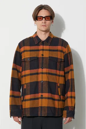 Norse projects Koszula bawełniana Julian Organic Heavy Twill Overshirt męska kolor relaxed z kołnierzykiem klasycznym N40-0629-7004
