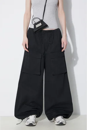 Maison Margiela Spodnie damskie kolor szerokie high waist S52KA0478