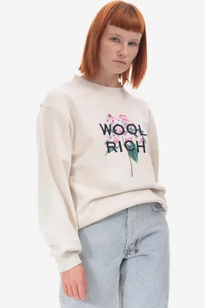 Woolrich Bluza damska kolor z nadrukiem CFWWSW0107FRUT3164-8743