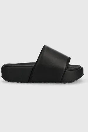 Y-3 Klapki skórzane Slide kolor FZ6403