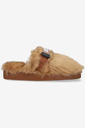 SUICOKE Klapki ZAVO-2EU BLACK damskie kolor ZAVO.2EU-BROWN