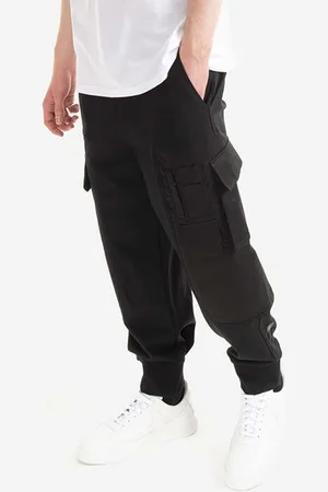 Neil Barrett Neil Barett spodnie Hybrid Workwear Loose Sweatpants męskie kolor w fasonie cargo BJP019CH.S018S.01