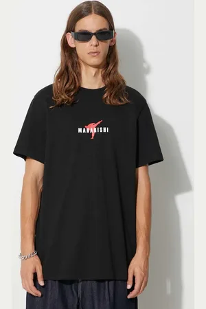 Maharishi T-shirt bawełniany Invisible Warrior T-Shirt kolor z nadrukiem 1070