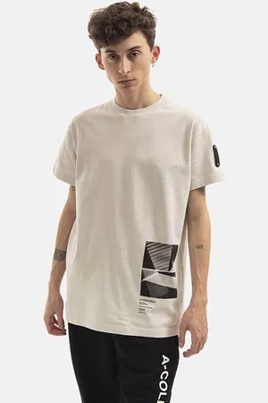 A-cold-wall* T-shirt bawełniany Scan T-shirt kolor z nadrukiem ACWMTS074.-BONE