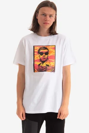 Maharishi T-shirt bawełniany Warhol Polaroid Portrait T-Shirt OCJ kolor z nadrukiem 9711.WHITE-WHITE