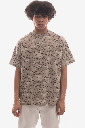 STAMPD T-shirt bawełniany Camo Leopard kolor wzorzysty SLA.M3129TE-CLP
