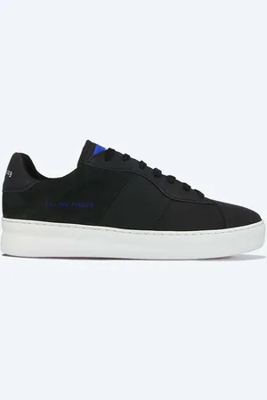Filling pieces Sneakersy skórzane Low Plain Court 683 Organic kolor 42227272006-BLACK