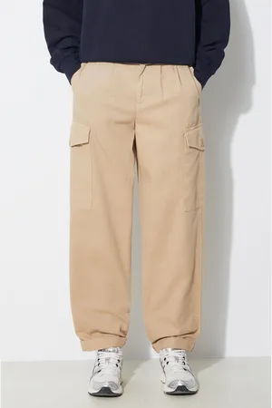 Carhartt Spodnie bawełniane Collins Pant kolor fason cargo high waist I029789.1YAGD