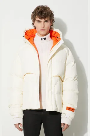Heron Preston Kurtka puchowa Hoodie Nylon Puffer męska kolor zimowa oversize HMED014F23FAB0010400