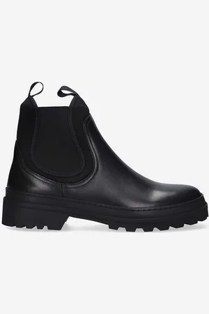 A.P.C. Sztyblety skórzane Chelsea Adrien męskie kolor PXBSJ.H54245-BLACK